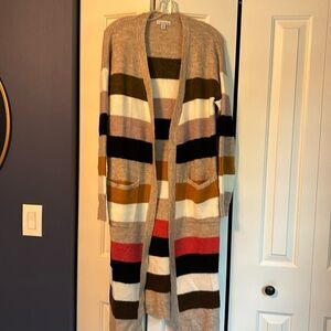 Allison Joy multicolored long cardigan